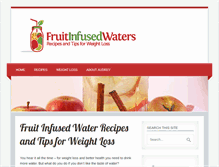 Tablet Screenshot of fruitinfusedwaters.com